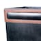 Dacasso Walnut & Leather Waste Basket AG-8403 - alternate 4